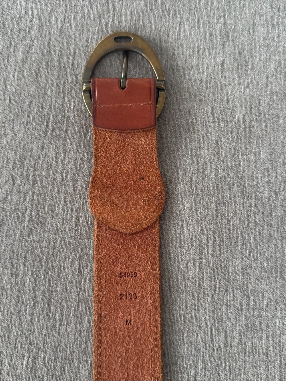 Lauren Ralph Lauren Women's Wide Saddle Leather Equestrian Brown Belt - Picture 7 of 13